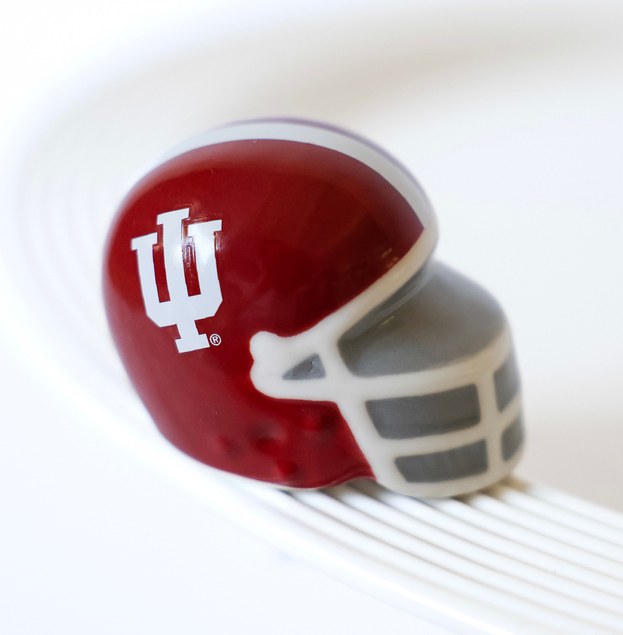 nora fleming Indiana University helmet mini A338 IU