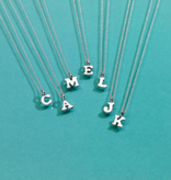 Plata Sterling Silver Initial Necklace