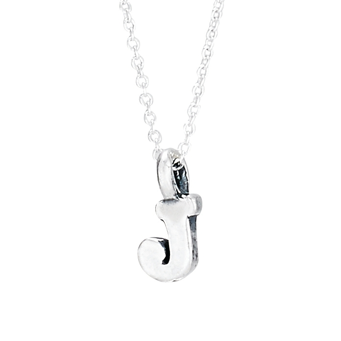 Plata Sterling Silver Initial Necklace