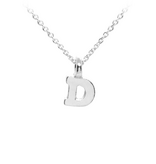 Plata Sterling Silver Initial Necklace