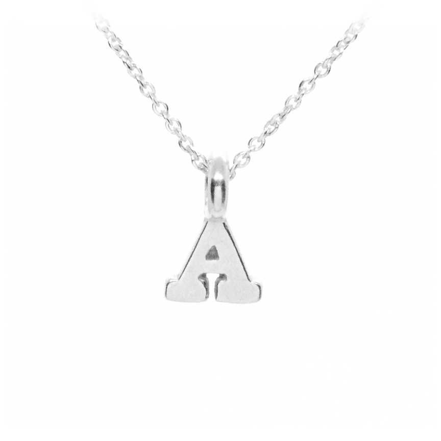 Plata Sterling Silver Initial Necklace