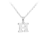 Plata Sterling Silver Initial Necklace
