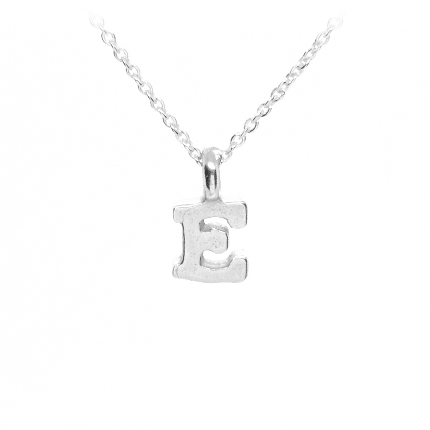 Plata Sterling Silver Initial Necklace