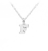 Plata Sterling Silver Initial Necklace