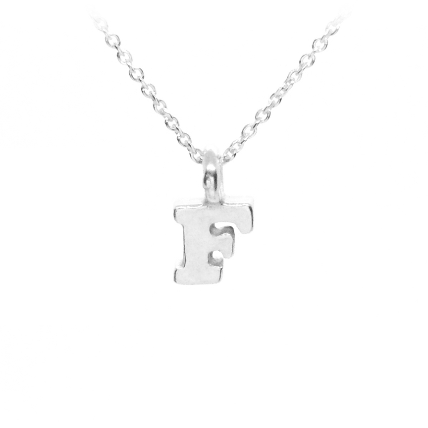 Plata Sterling Silver Initial Necklace