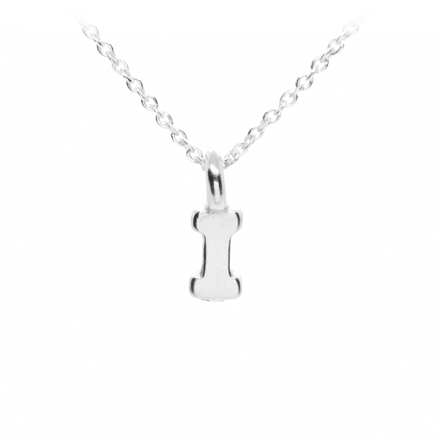 Plata Sterling Silver Initial Necklace