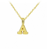 Plata Gold Initial Necklace