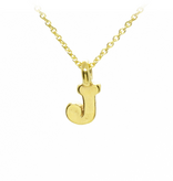 Plata Gold Initial Necklace