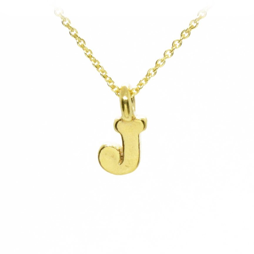 Plata Gold Initial Necklace