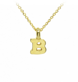 Plata Gold Initial Necklace