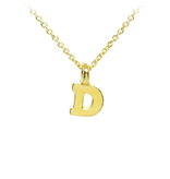 Plata Gold Initial Necklace