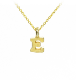 Plata Gold Initial Necklace