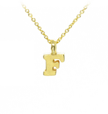 Plata Gold Initial Necklace