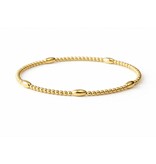 Erin Gray Classic Oval All Gold Bracelet