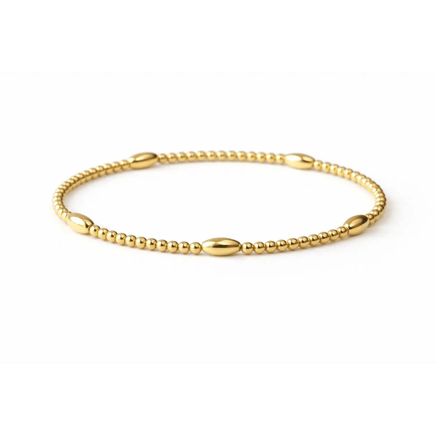 Erin Gray Classic Oval All Gold Bracelet