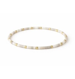 Erin Gray Endless Summer 14k Gold filled & Whites Beaded Bracelet