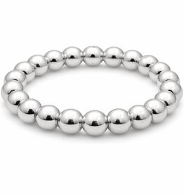 Erin Gray Sterling Silver 4mm Waterproof Stretch Ring