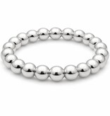 Erin Gray Sterling Silver 4mm Waterproof Stretch Ring