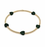 Erin Gray The Love Bracelet in Green Natural Stone