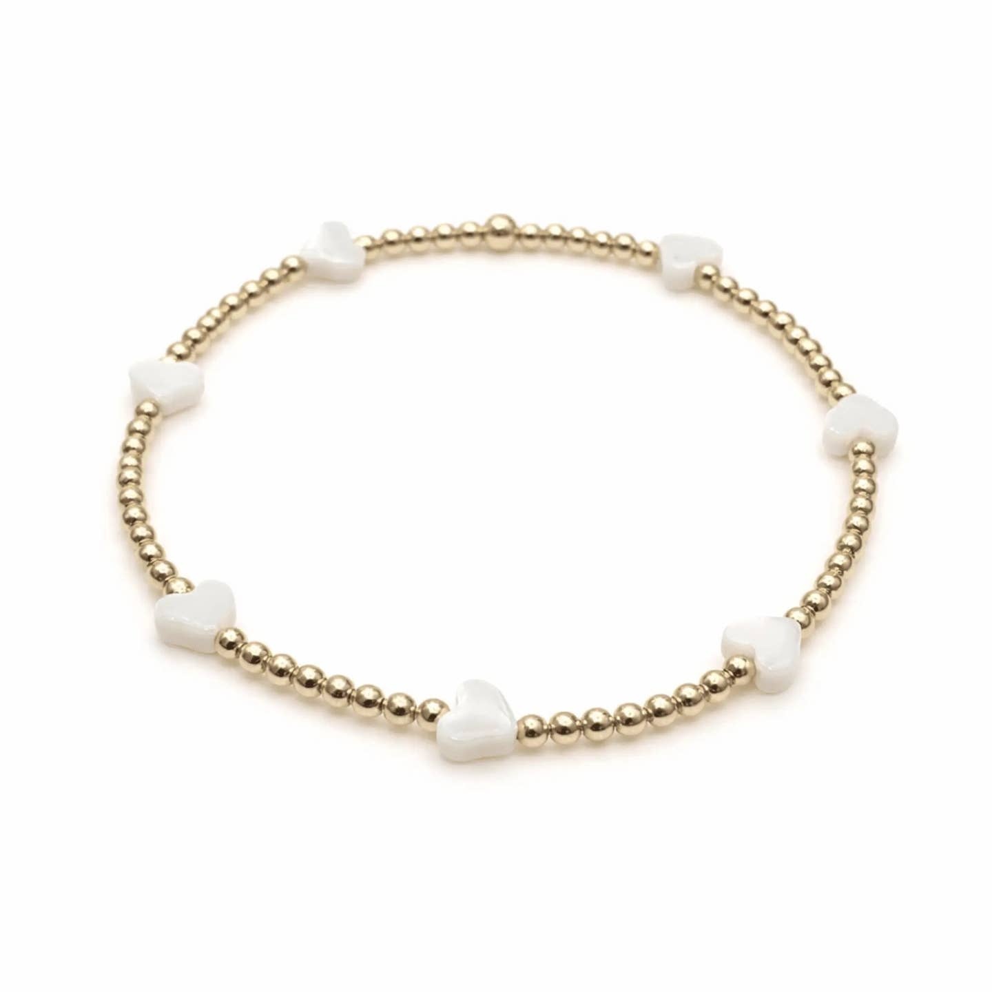 Erin Gray 6.5" The Love Bracelet in White Mother of Pearl