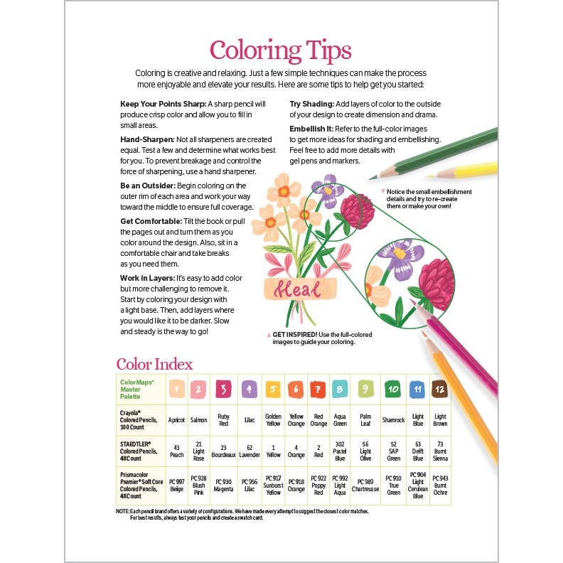 Better Day Books ColorMaps: Be Happy Color-Coded Patterns Adult Coloring Book