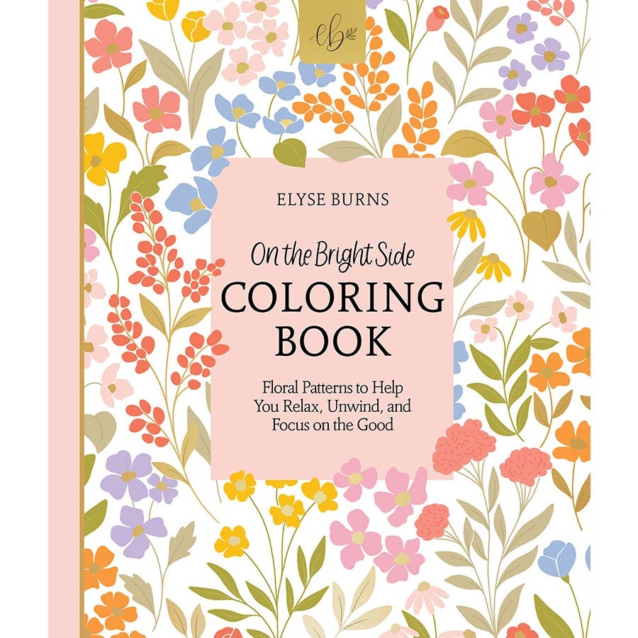 Schiffer Publishing On the Bright Side Coloring Book: Floral Patterns