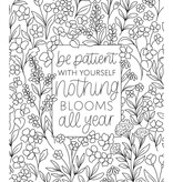Schiffer Publishing On the Bright Side Coloring Book: Floral Patterns