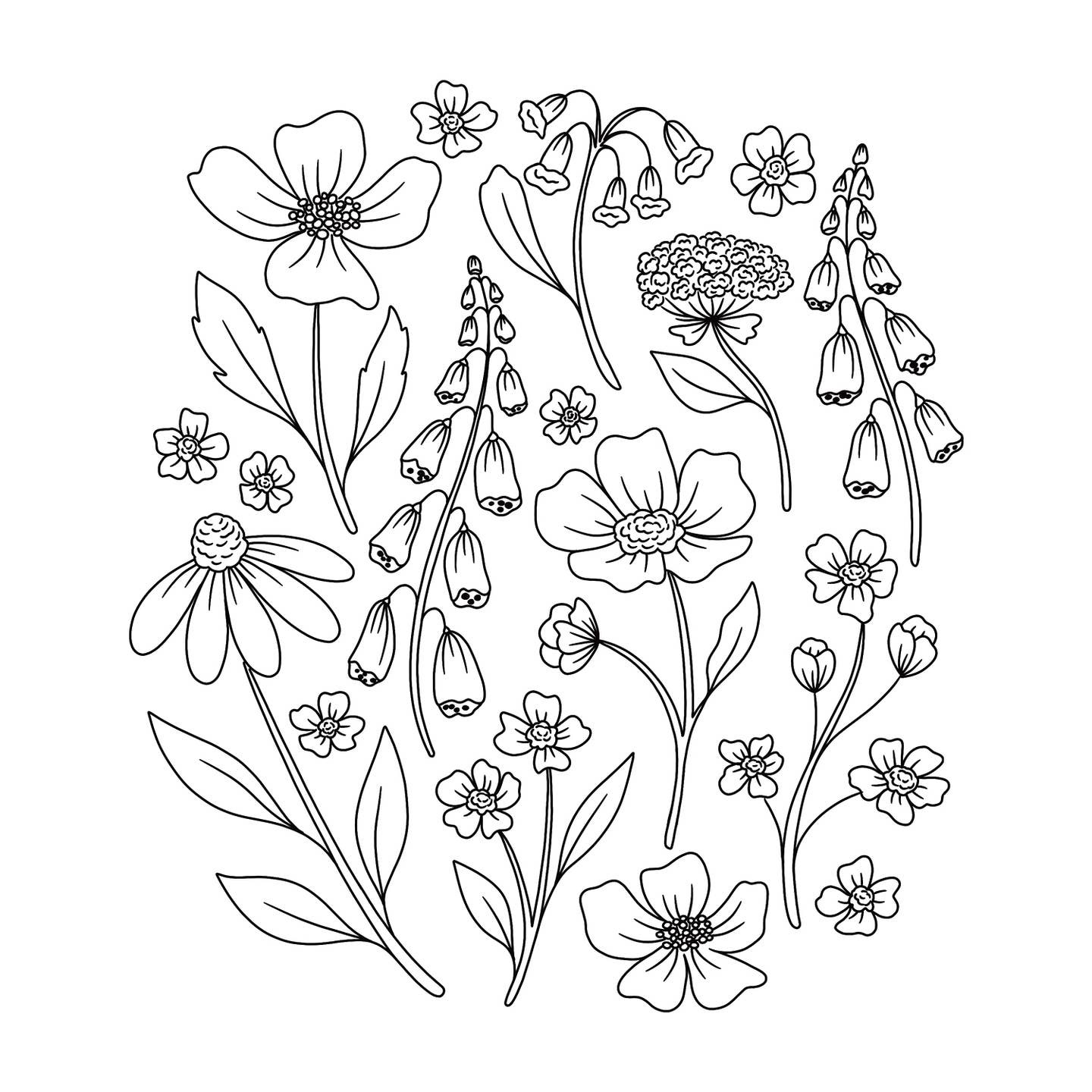 Schiffer Publishing On the Bright Side Coloring Book: Floral Patterns