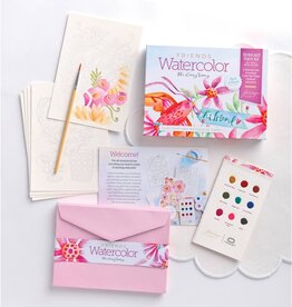 Schiffer Publishing Watercolor the Easy Way Paint-Your-Own Cards Friends