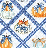 Boston International Chinoiserie Pumpkin Topiary Paper Guest Towels 16 ct Fall (hostess napkins)