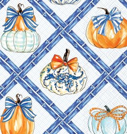 Boston International Chinoiserie Pumpkin Topiary Paper Guest Towels 16 ct Fall (hostess napkins)