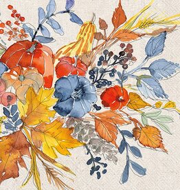 Boston International Fall Flair Cocktail Napkins 20 ct Autumn
