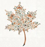 Boston International Floral Maple Leaf Cocktail Napkins 20 ct Fall Autumn