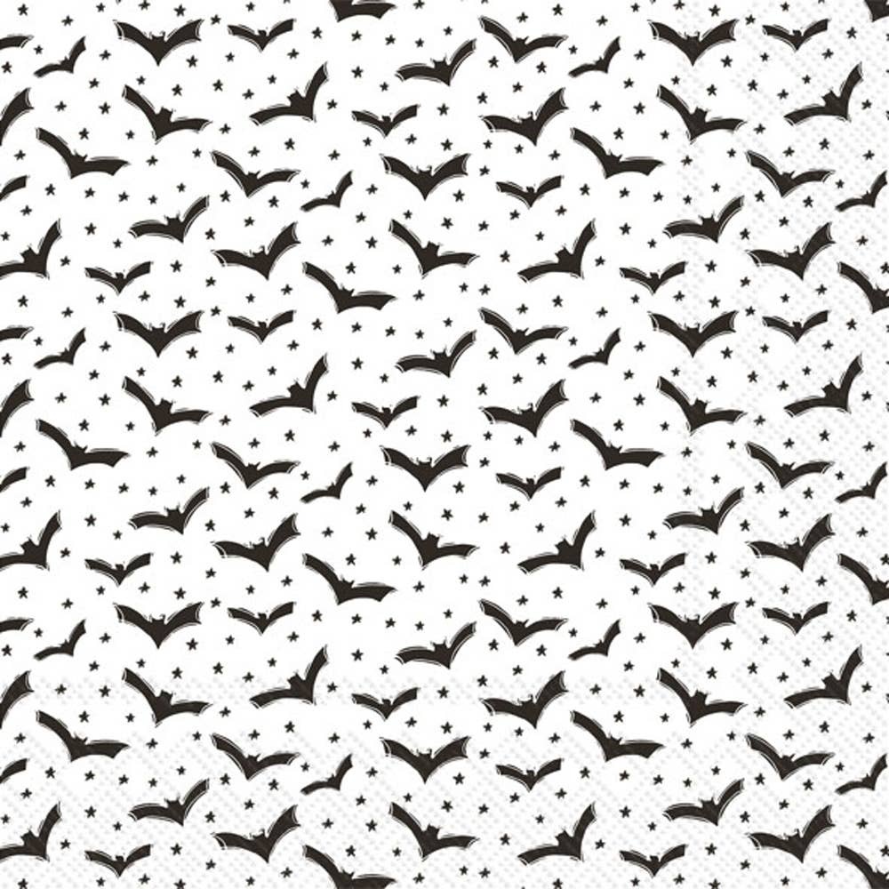Boston International Going Batty Cocktail Napkins 20 ct Halloween