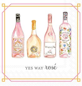Boston International Paper Cocktail Napkins Pack of 20 Yes Way Rose