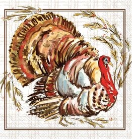 Boston International Turkey Collection Cocktail Napkins 20 ct Rosanne Beck
