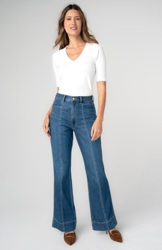 Liverpool Los Angeles relaxed hr seamed bootcut 30' ins