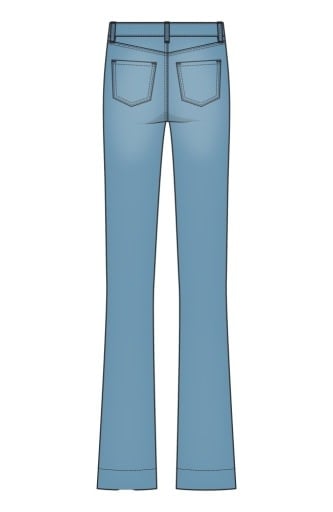 Liverpool Los Angeles relaxed hr seamed bootcut 30' ins