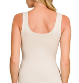 Sand Beige Seamless Tank Top
