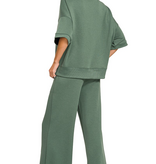 Dk Forest Scuba Collared Short Sleeve Pullover & Center Seam Pants Set