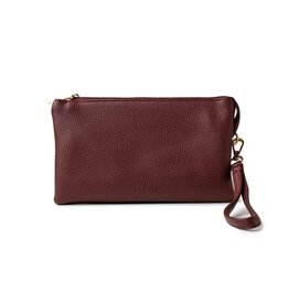 Kedzie Wine Kedzie Eclipse Colorblocked Convertible Wallet Crossbody