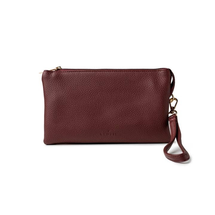 Kedzie Wine Kedzie Eclipse Colorblocked Convertible Wallet Crossbody