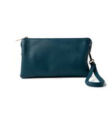 Kedzie Teal Kedzie Eclipse Colorblocked Convertible Wallet Crossbody
