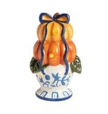 Mudpie Pumpkin Topiary Light-Up Sitter