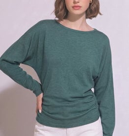 Teal Green Long Sleeve Knit Top