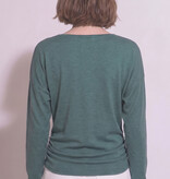 Teal Green Long Sleeve Knit Top