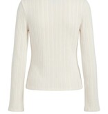 Liverpool Los Angeles long sleeve boat neck knit top w asymmetrical button placket