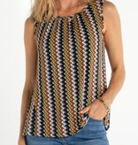 Liverpool Los Angeles sleeveless knit top w/ keyhole