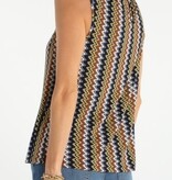 Liverpool Los Angeles sleeveless knit top w/ keyhole
