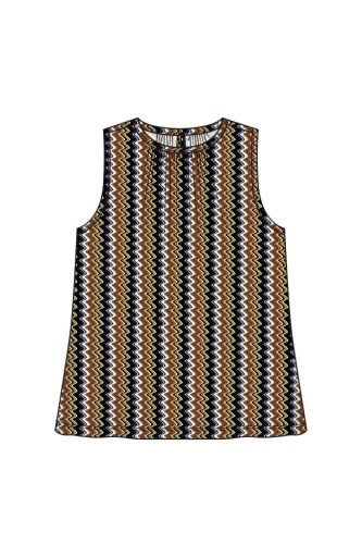 Liverpool Los Angeles sleeveless knit top w/ keyhole